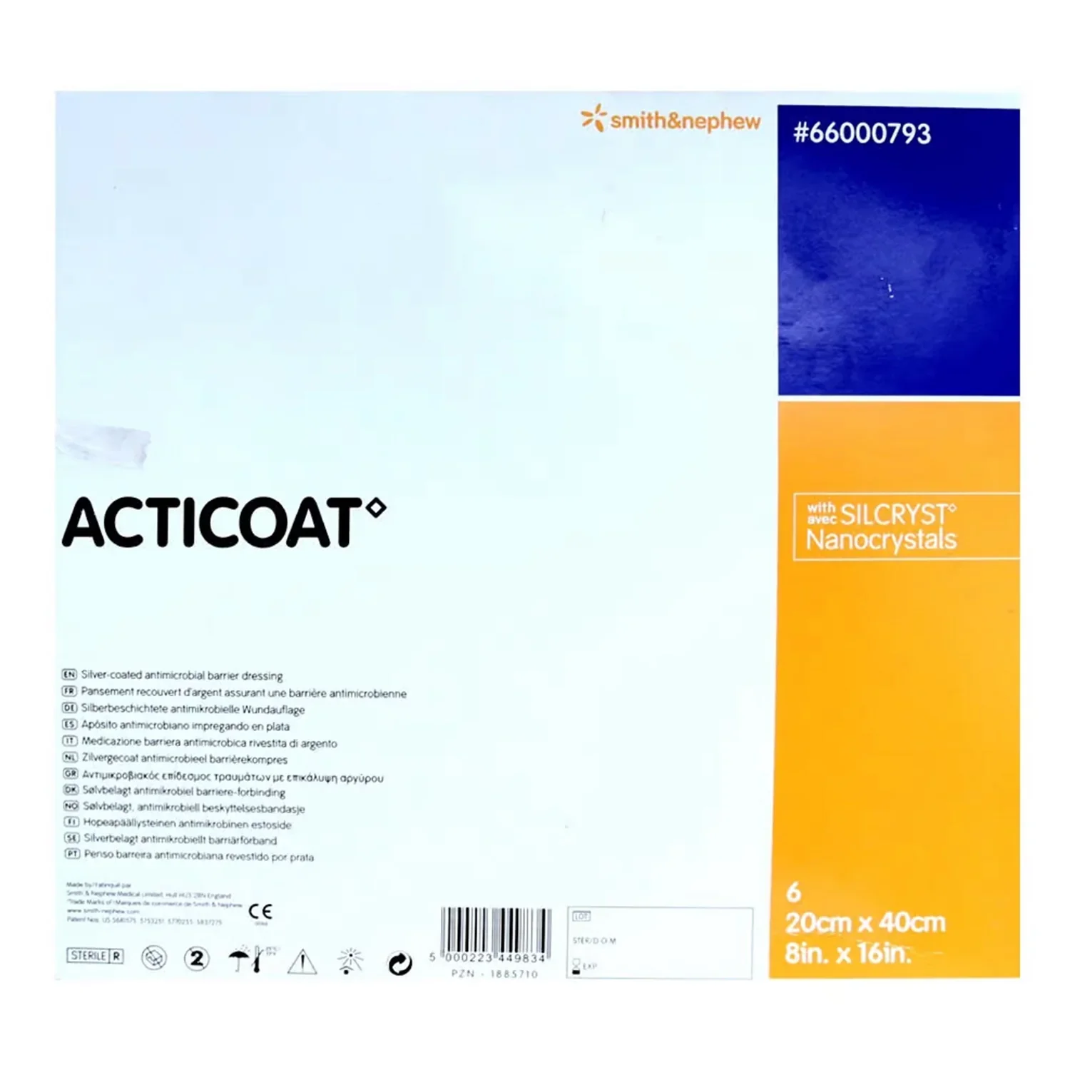 Acticoat Antimicrobial Barrier Dressing | Pack - Image 7