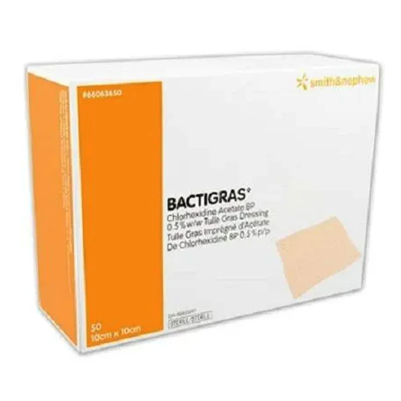 Bactigras Antiseptic Gauze Dressing | Pack of 50 - Image 2