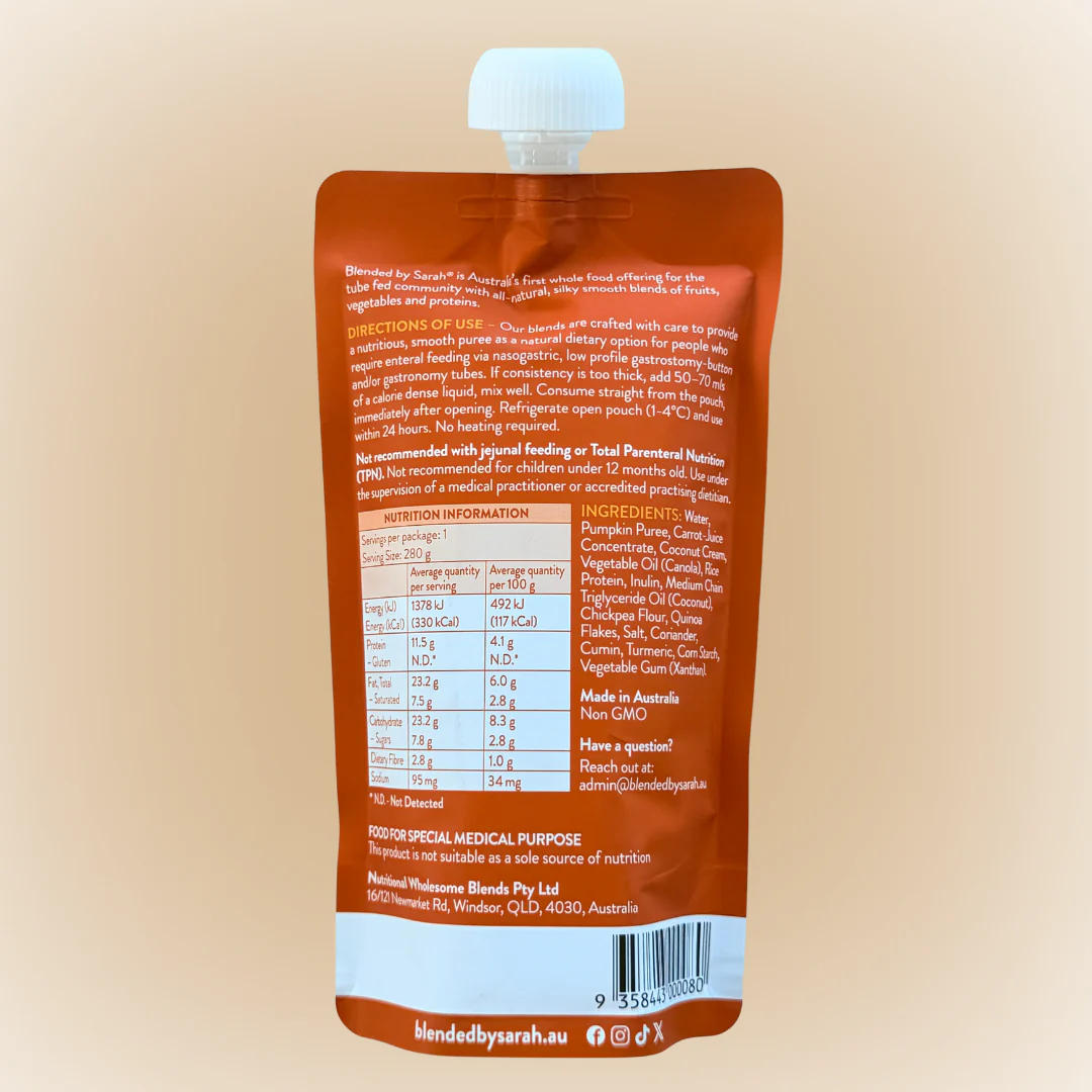 Blended by Sarah Pumpkin Spice 280g pouch | Carton of 24 - Image 2
