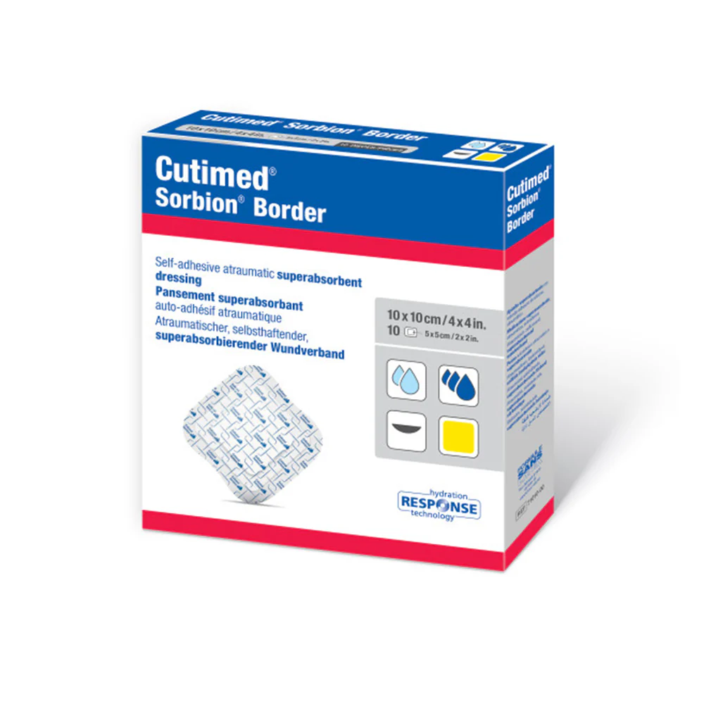 Cutimed Sorbion Border Sterile Dressing | Pack of 10