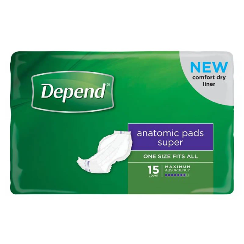 Depend Anatomic Pads | Packet - Image 2