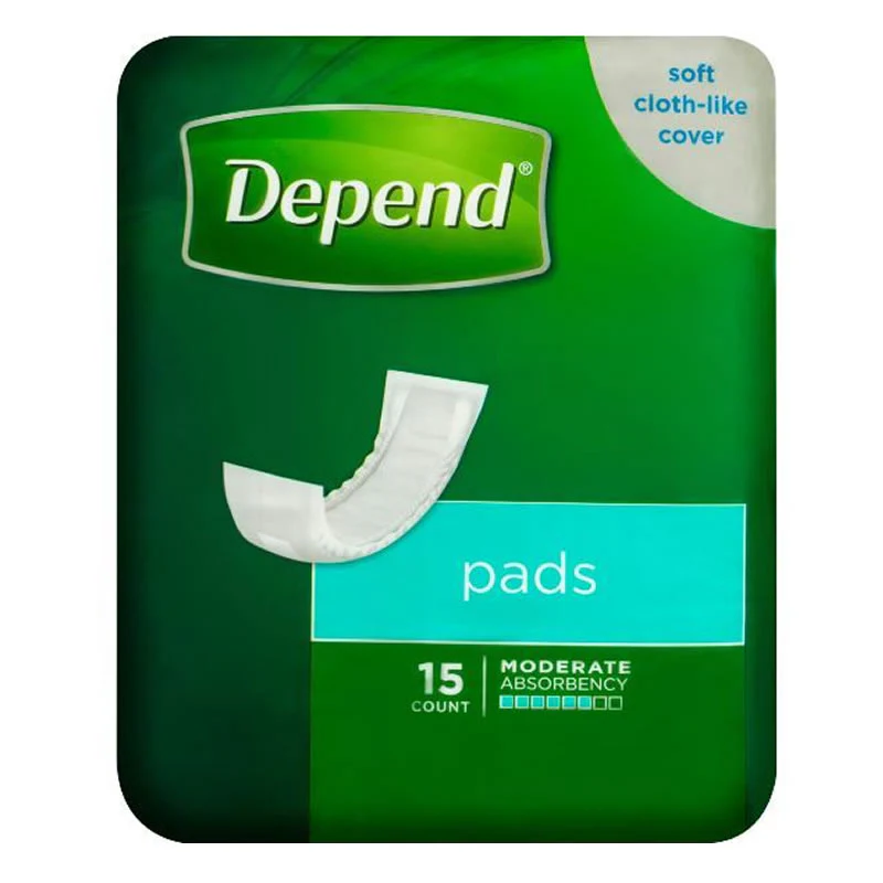 Depend Shield Pads | Pack of 15