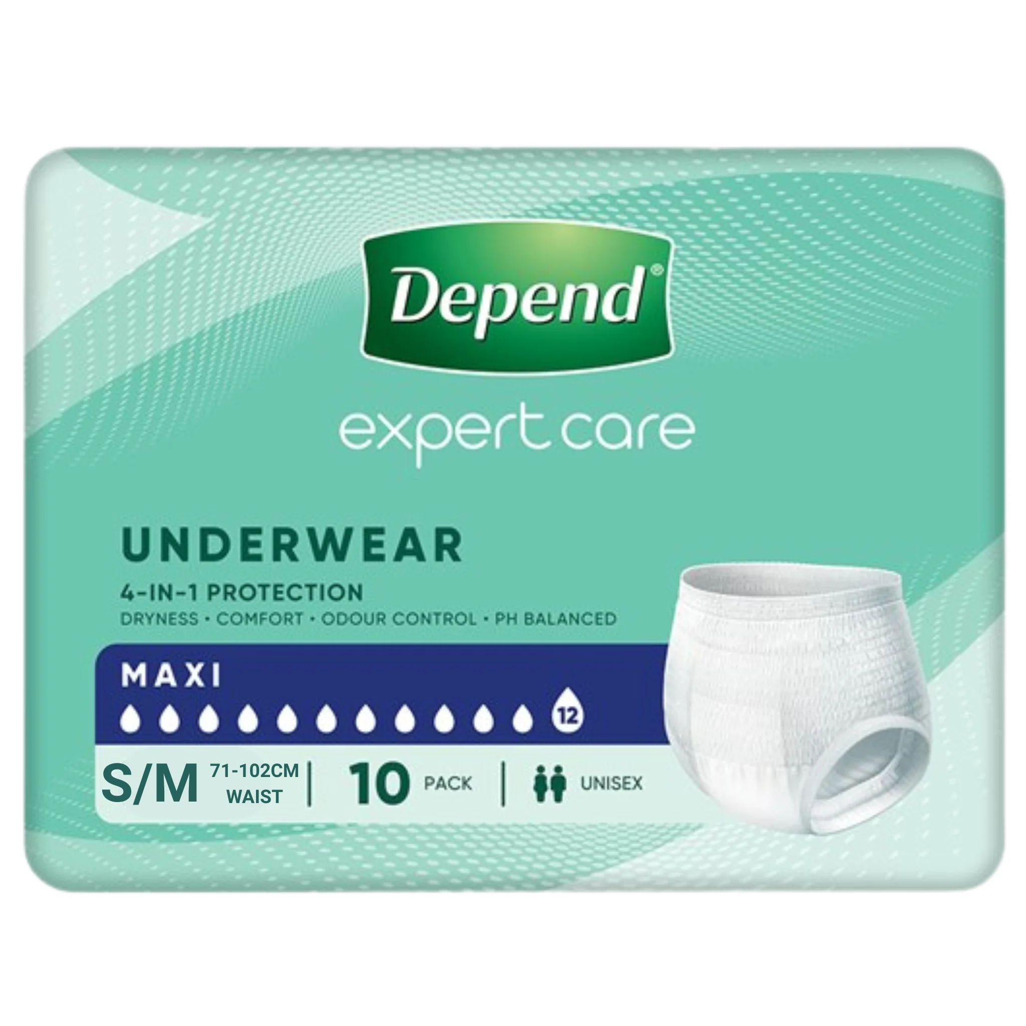 Depend Underwear Maxi | Pack of 10 - Image 2