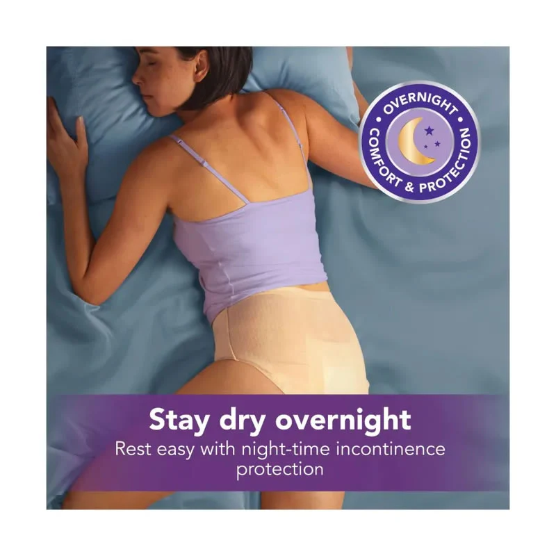 Depend Underwear RealFit Female Night Defence Size Large | Pack of 8 - Image 6