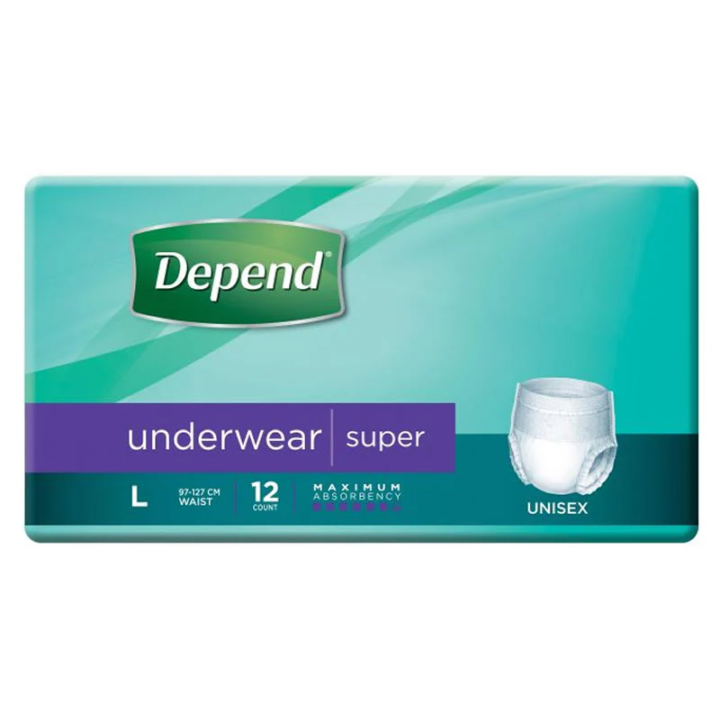 Depend Underwear SUPER | Packet of 12 - Image 4