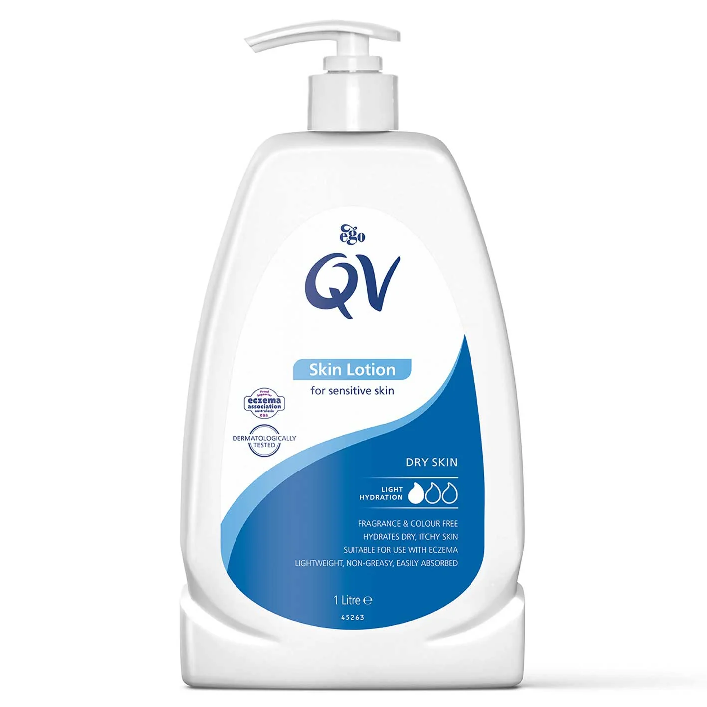 Ego QV Skin Lotion, 1L Pump Pack