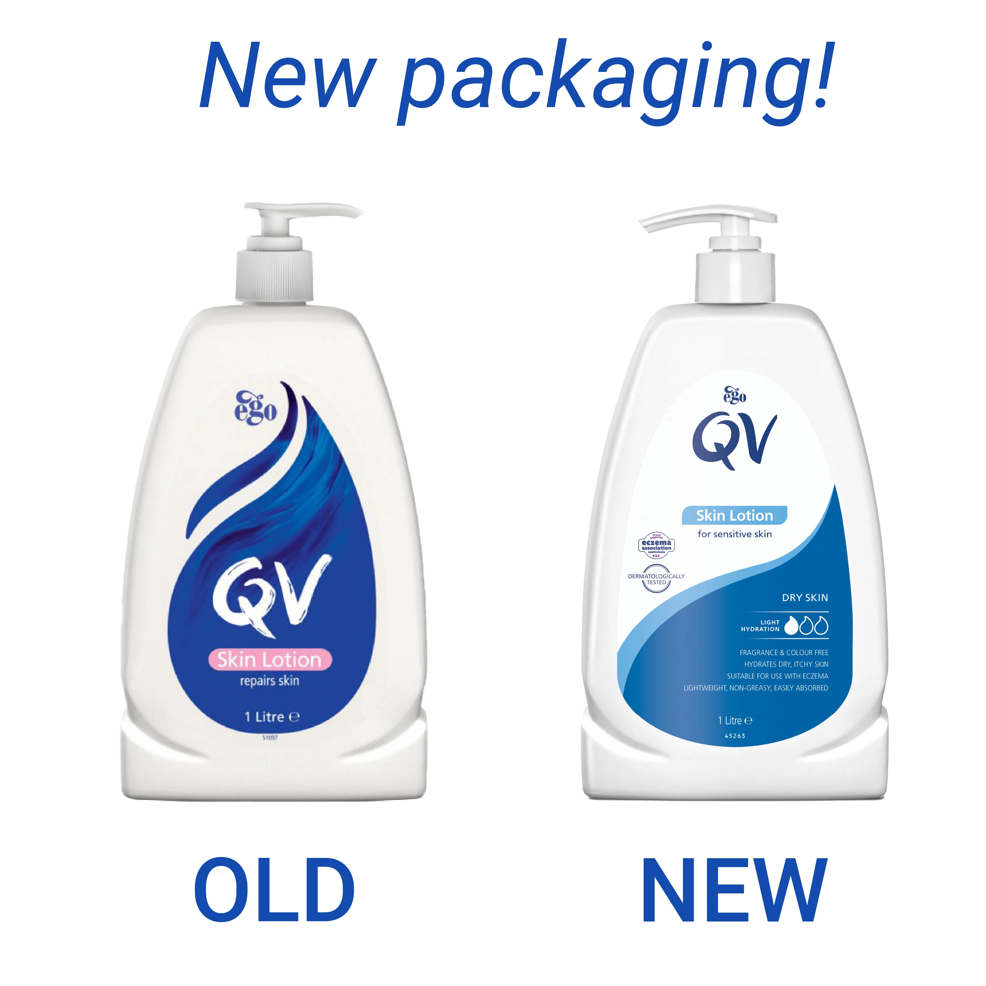 Ego QV Skin Lotion, 1L Pump Pack - Image 2