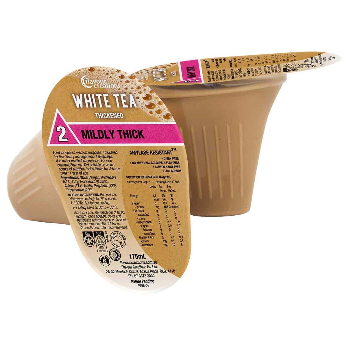 Flavour Creations Ready-To-Drink Mildly Thick/Level 2, 175mL Cups | Carton of 12 - Image 2
