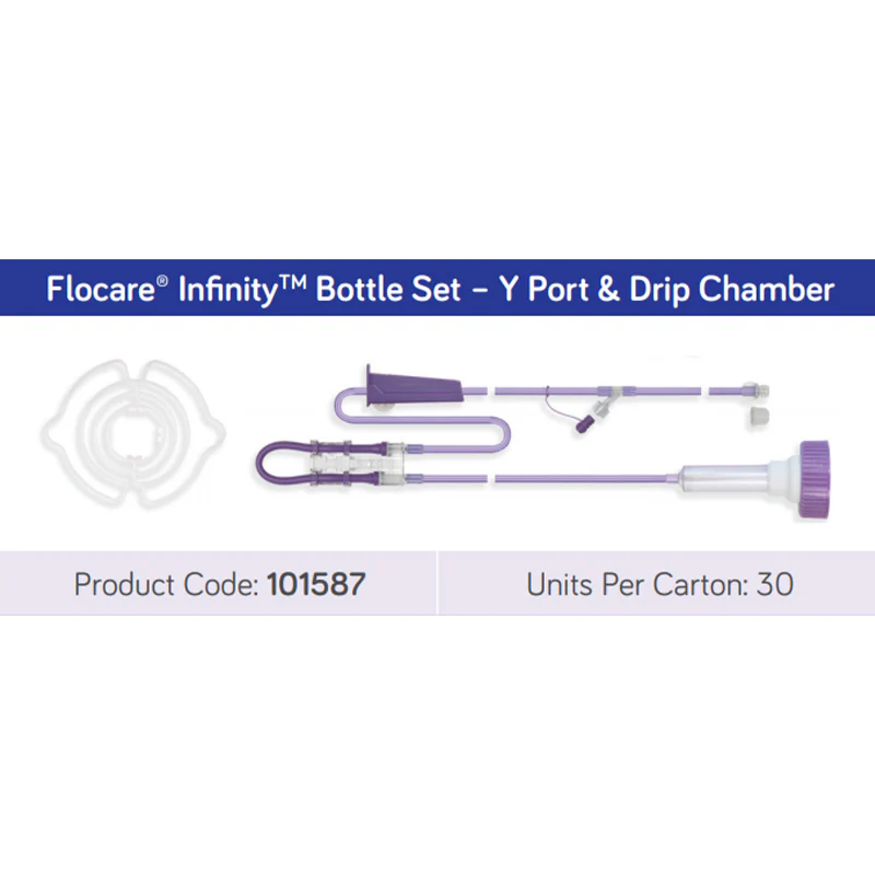Flocare Infinity Bottle Set -  Y port | Carton of 30 - Image 2