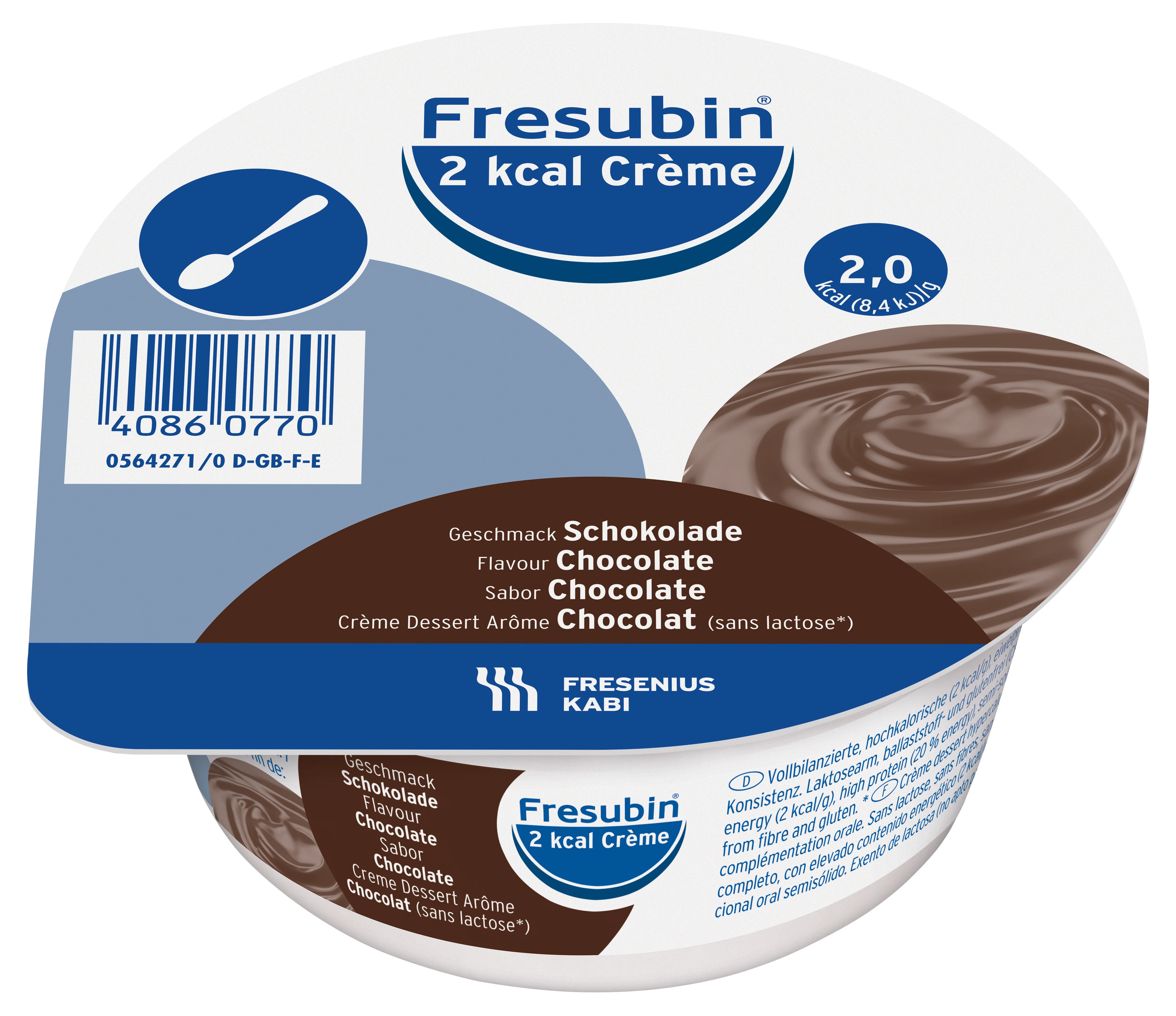Fresubin 2 kcal Creme 125g Cup | Pack of 4 - Image 9