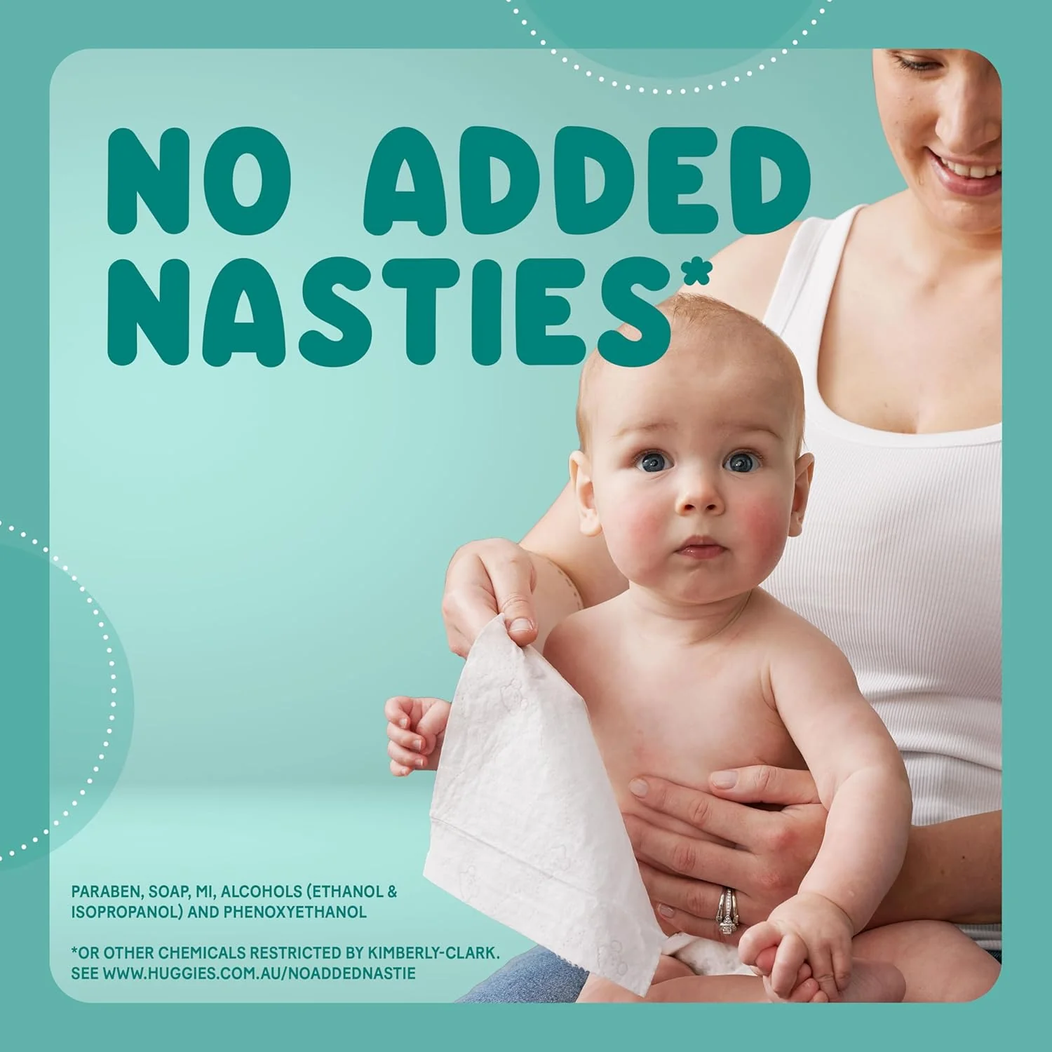 Huggies Baby Wipes Fragrance Free |  Mega Pack of 400 wipes - Image 6