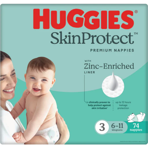 Huggies Skin Protect Nappy Pants Size 3 (9-14kg  ) | Pack of 74