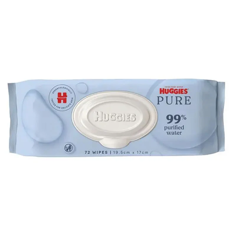 Huggies 99% Water Wipes (72 wipes) - Image 2