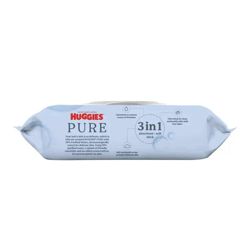 Huggies 99% Water Wipes (72 wipes) - Image 3