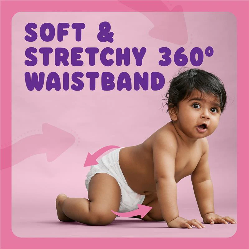 Huggies Ultra Dry Nappy Pants Junior Girl Size 6 (15kg & Over) | Pack of 24 - Image 6