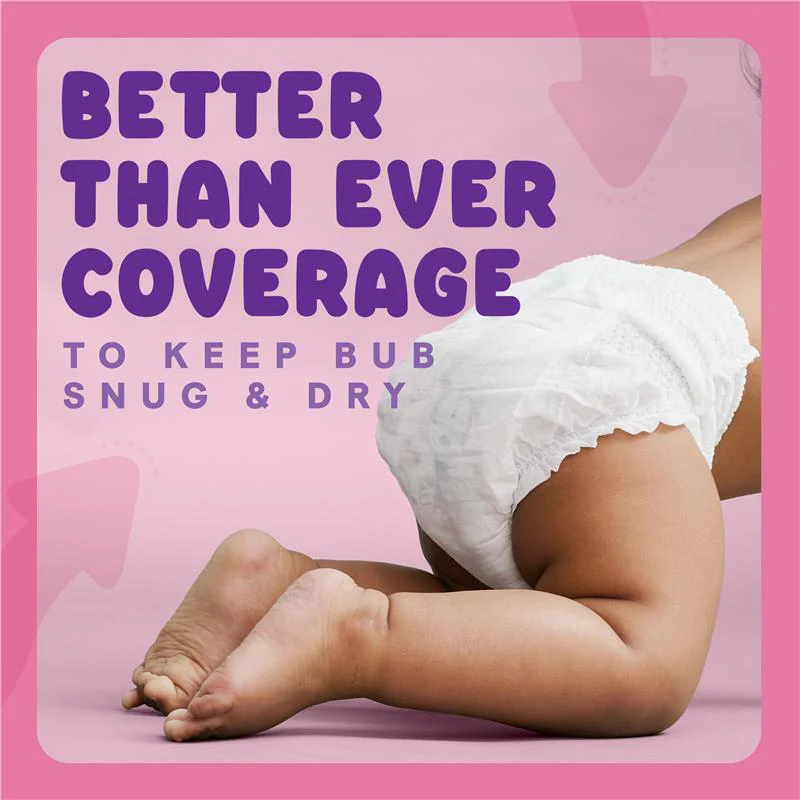 Huggies Ultra Dry Nappy Pants Junior Girl Size 6 (15kg & Over) | Pack of 24 - Image 8