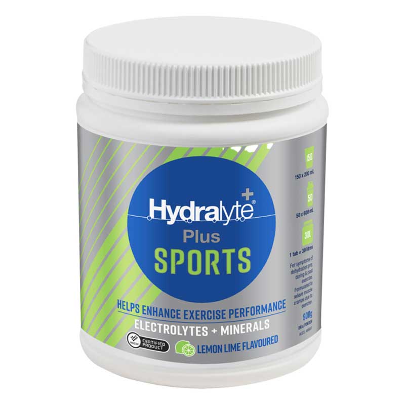 Hydralyte Plus Sports Electrolyte Powder 900g Tub | Each - Image 2
