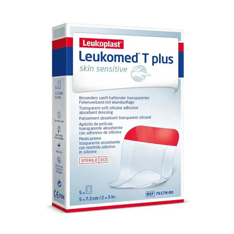 Leukomed T Plus Skin Sensitive Dressing | Pack of 5 - Image 3