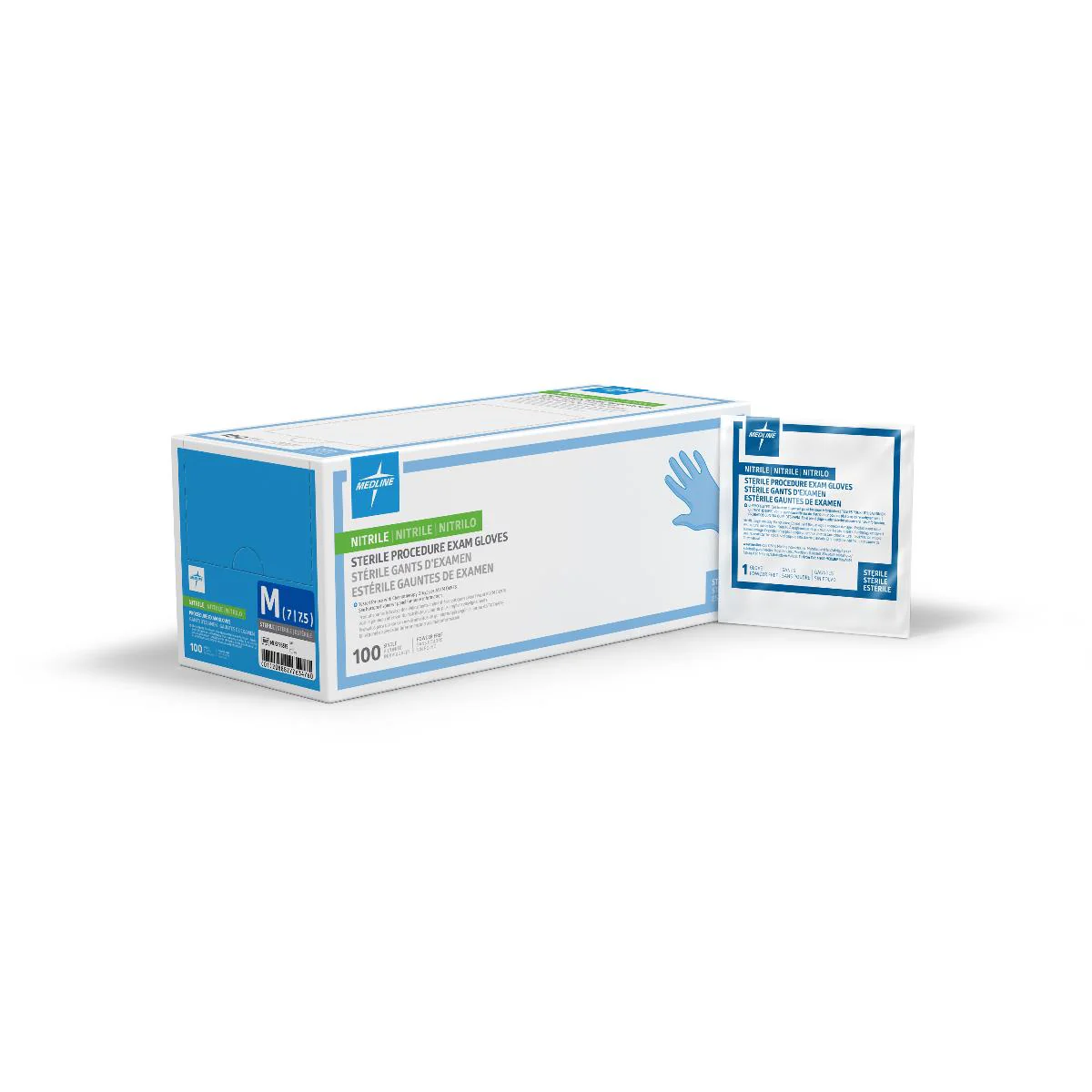Medline Sterile Nitrile Exam Gloves | Pack of 50 - Image 3