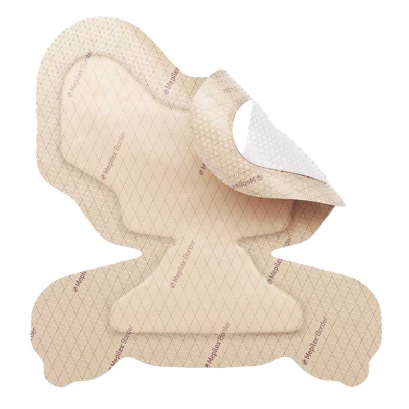 Mepilex Border Heel 22x23cm | Pack of 6 - Image 2