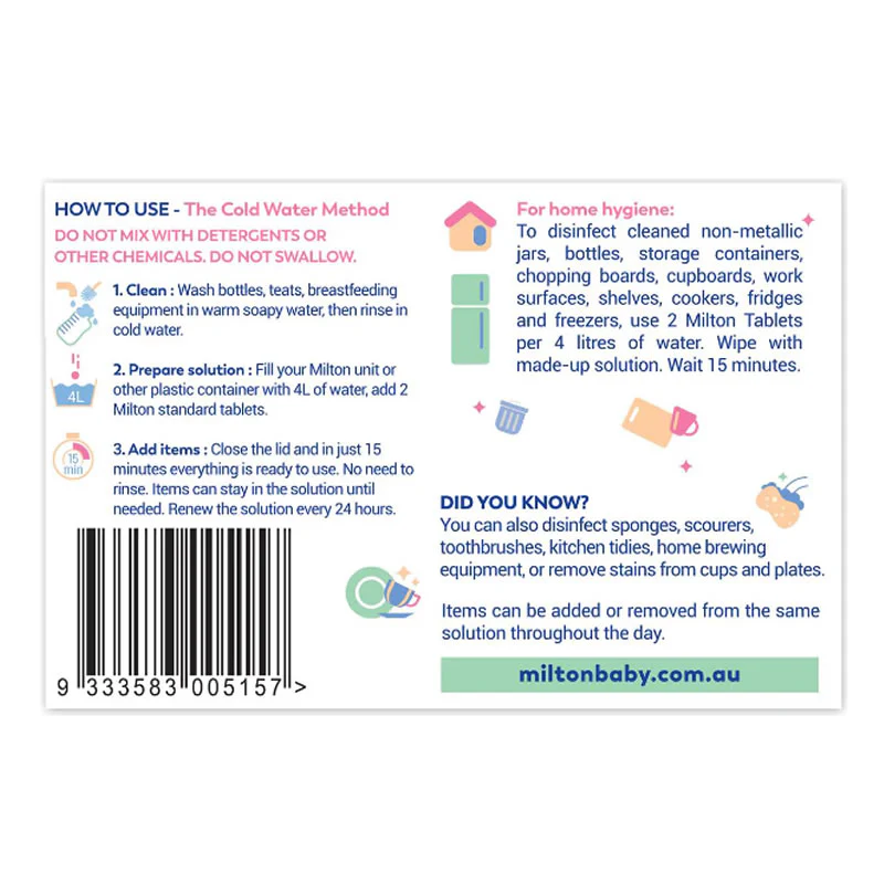 Milton Antibacterial Tablets - Image 3