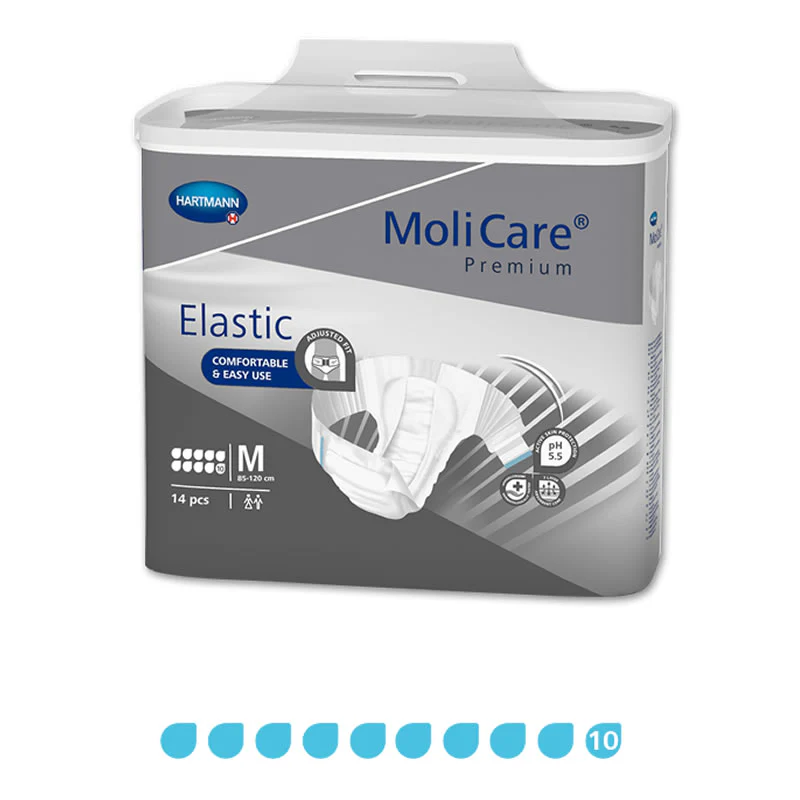 MoliCare Premium Elastic 10 Drops Slip Open Style | Pack - Image 2