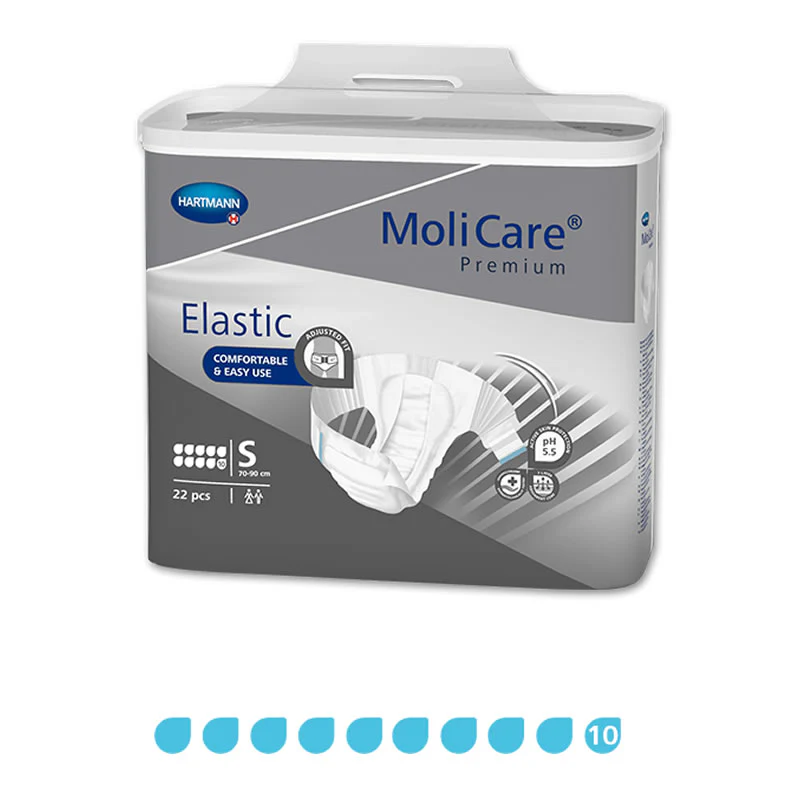 MoliCare Premium Elastic 10 Drops Slip Open Style | Pack - Image 3