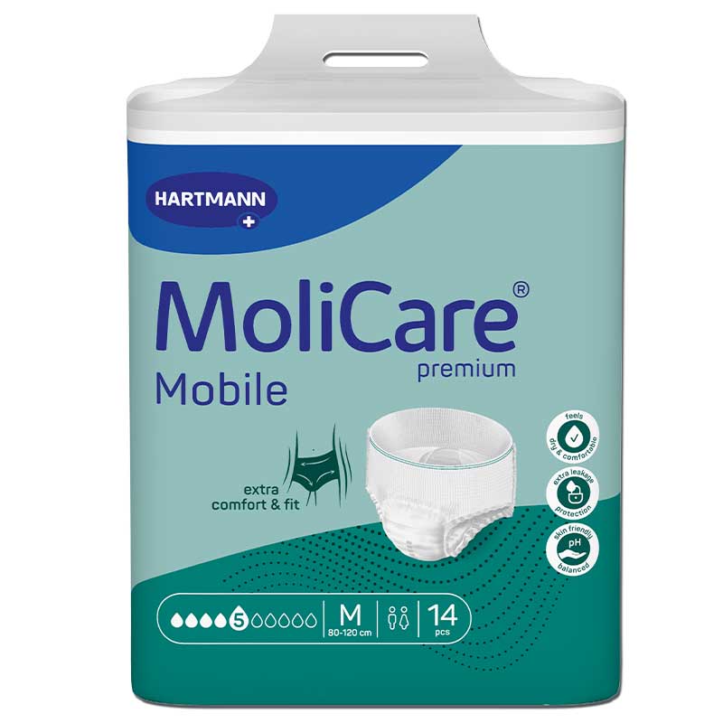 MoliCare Premium Mobile Pull-Up Pants 5 Drops | Packet of 14 - Image 2
