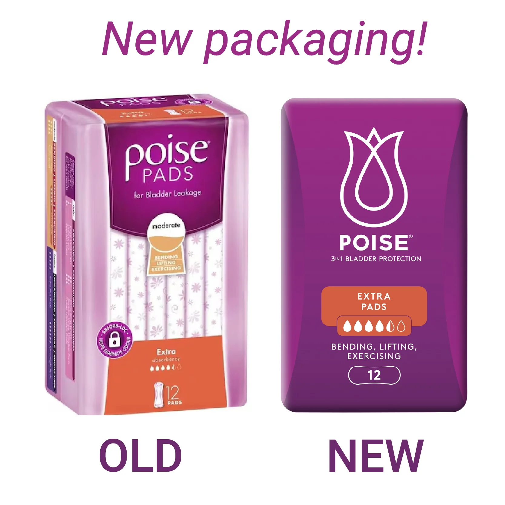 Poise Pads Extra | 12 per packet - Image 2