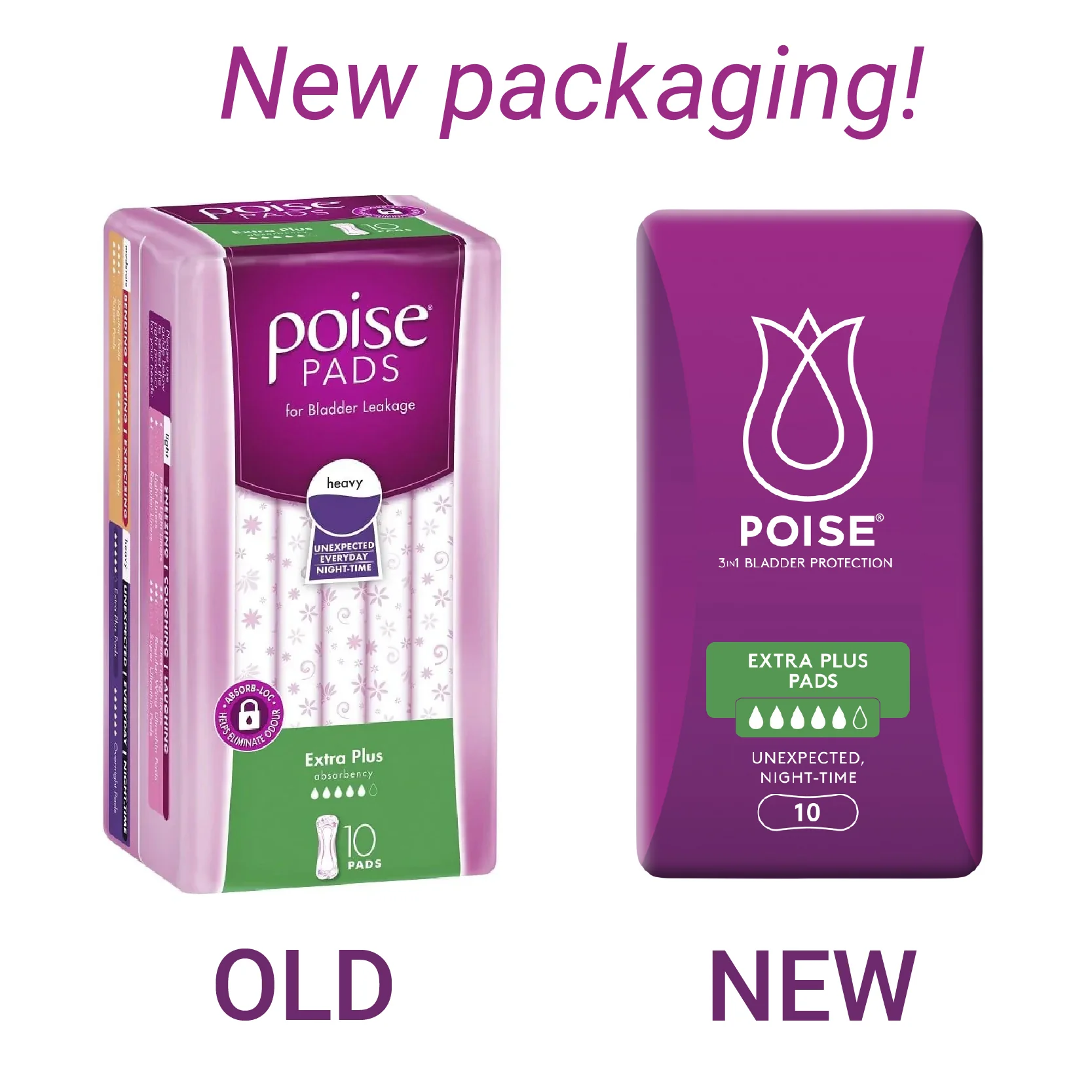 Poise Pads Extra Plus | 10 per packet - Image 2