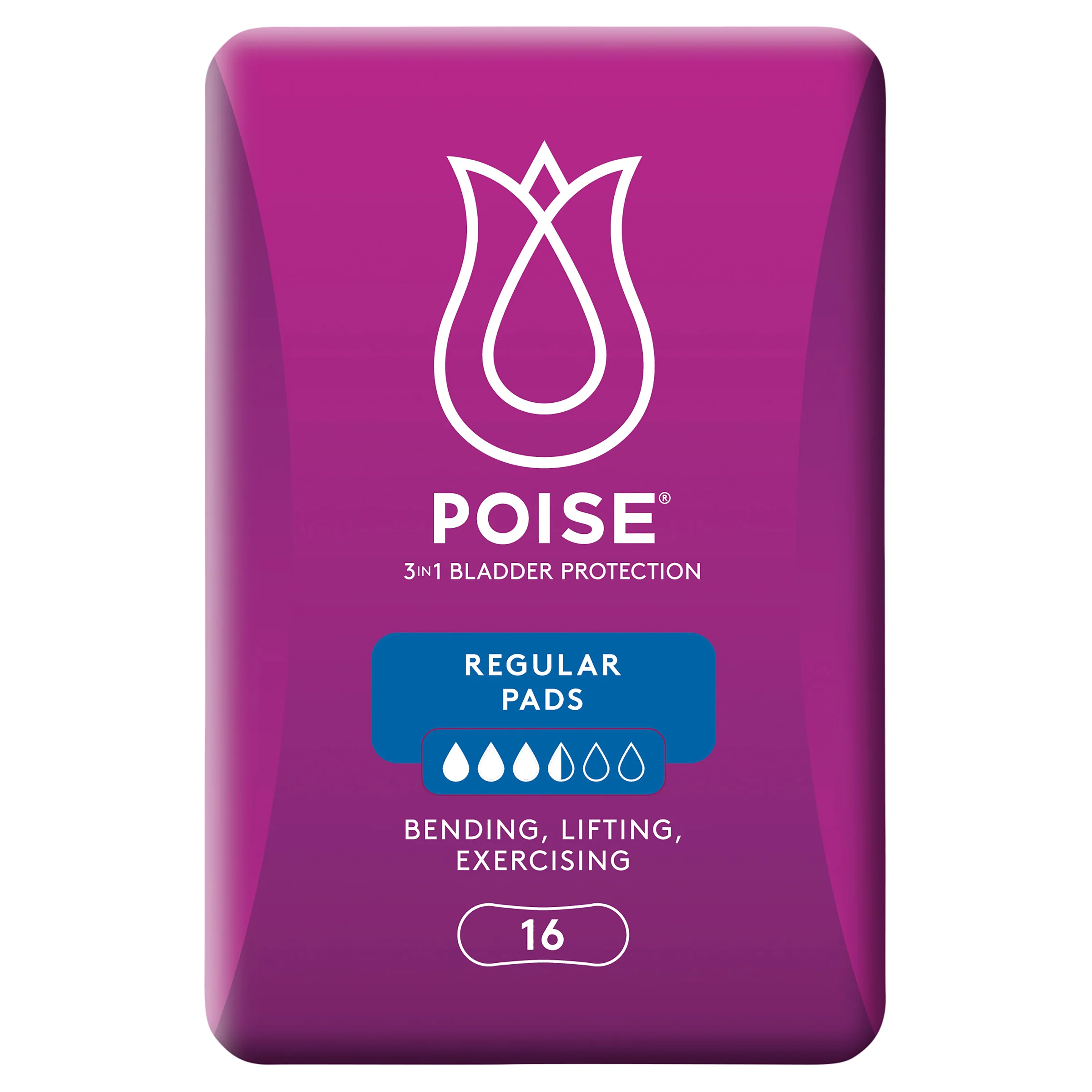 Poise Pads Regular | 16 per packet