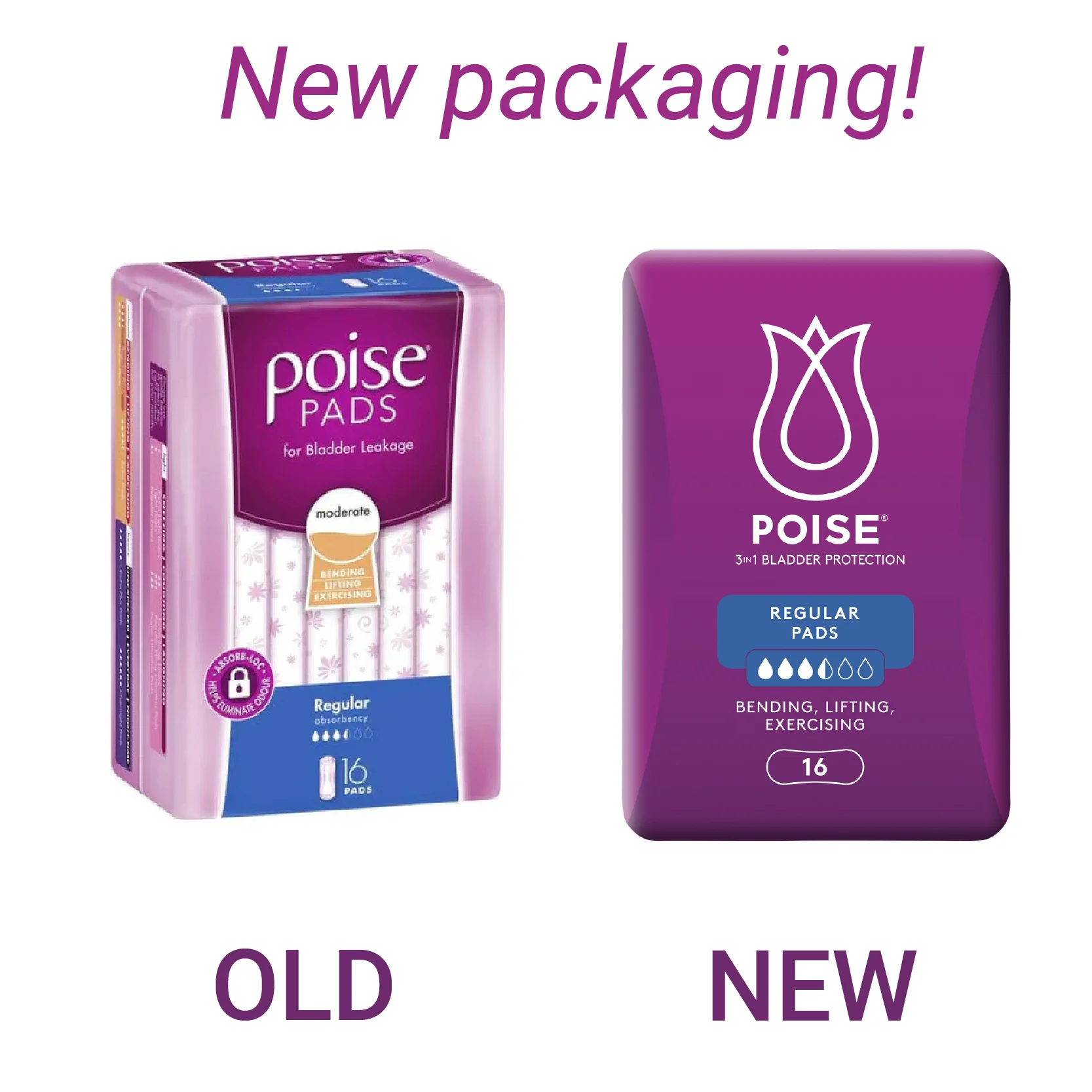 Poise Pads Regular | 16 per packet - Image 2