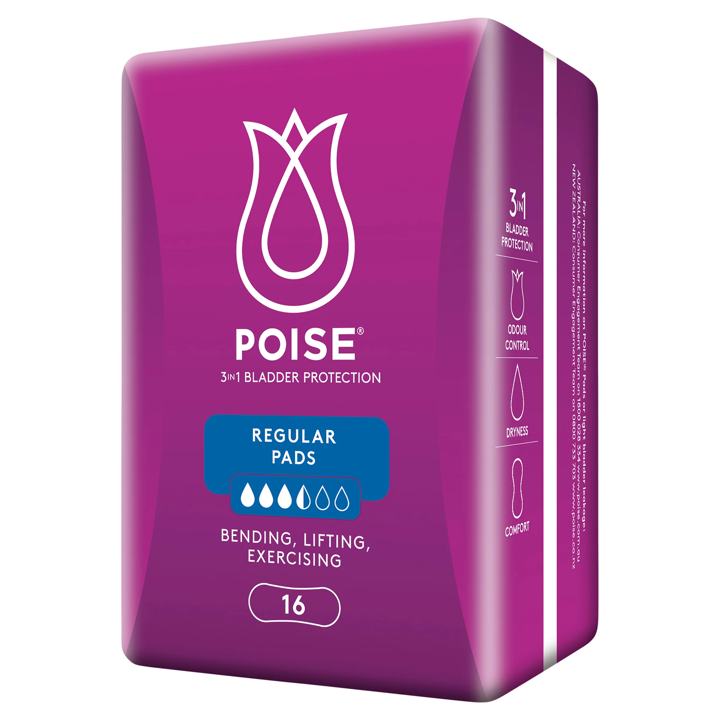 Poise Pads Regular | 16 per packet - Image 6