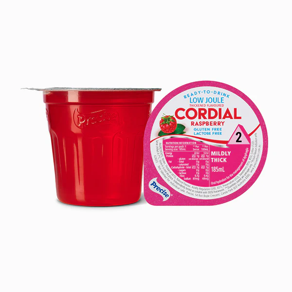 Precise Ready-To-Drink Mildly Thick/Level 2 Low Joule Cordial 185mL Cups | Carton of 12 - Image 3