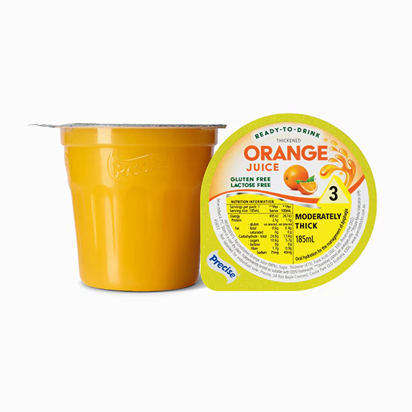 Precise Ready-To-Drink Moderately Thick/Level 3 Juice 185mL Cups | Carton of 12 - Image 3