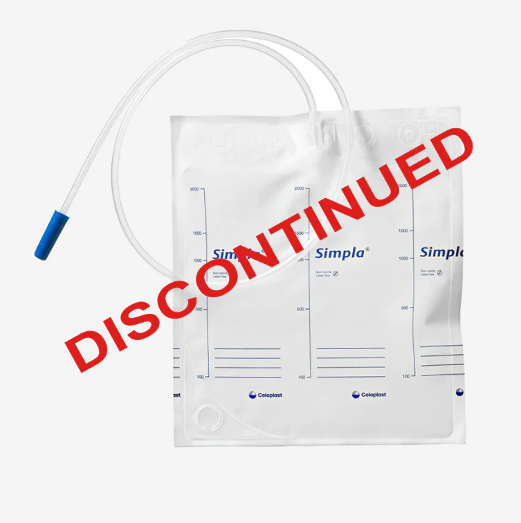 Simpla® S2 Bedside Drainage Bag (No Tap)  | Carton of 250