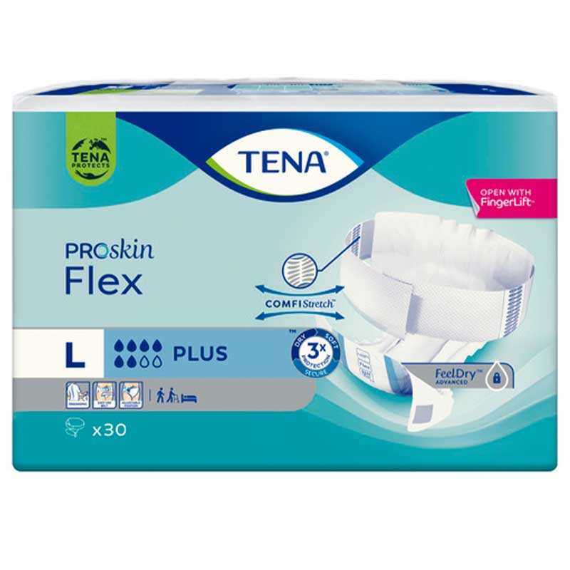 NEW TENA Flex PROskin Plus | Pack of 30 - Image 3