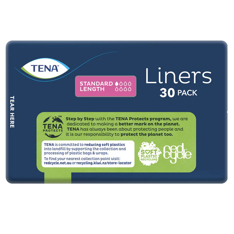 TENA Liners Standard Length | Pack of 30 - Image 6